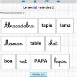 phonologie son /a/ exercice 2
